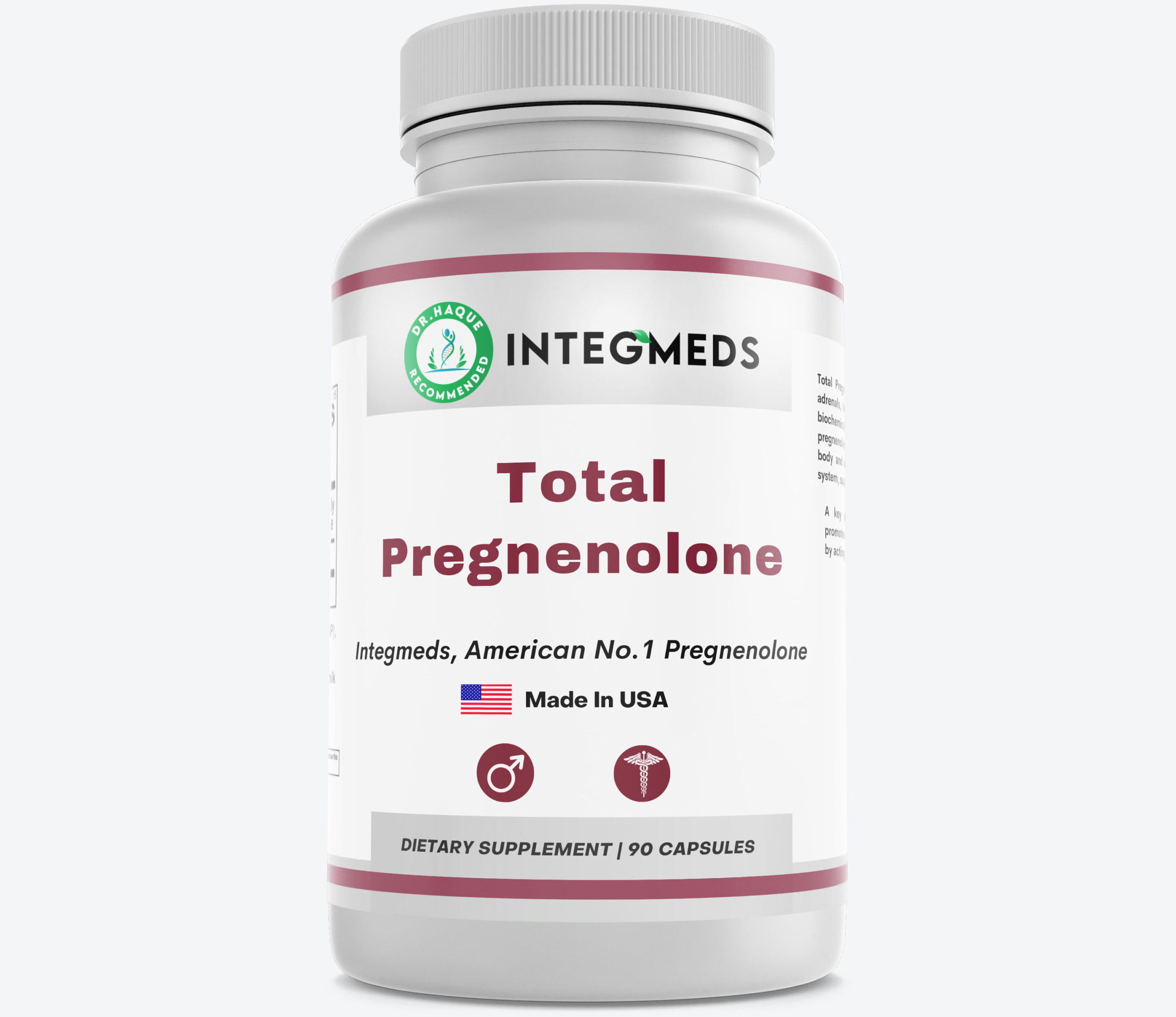 INTEGMEDS Total Pregnenolone 90 Capsules