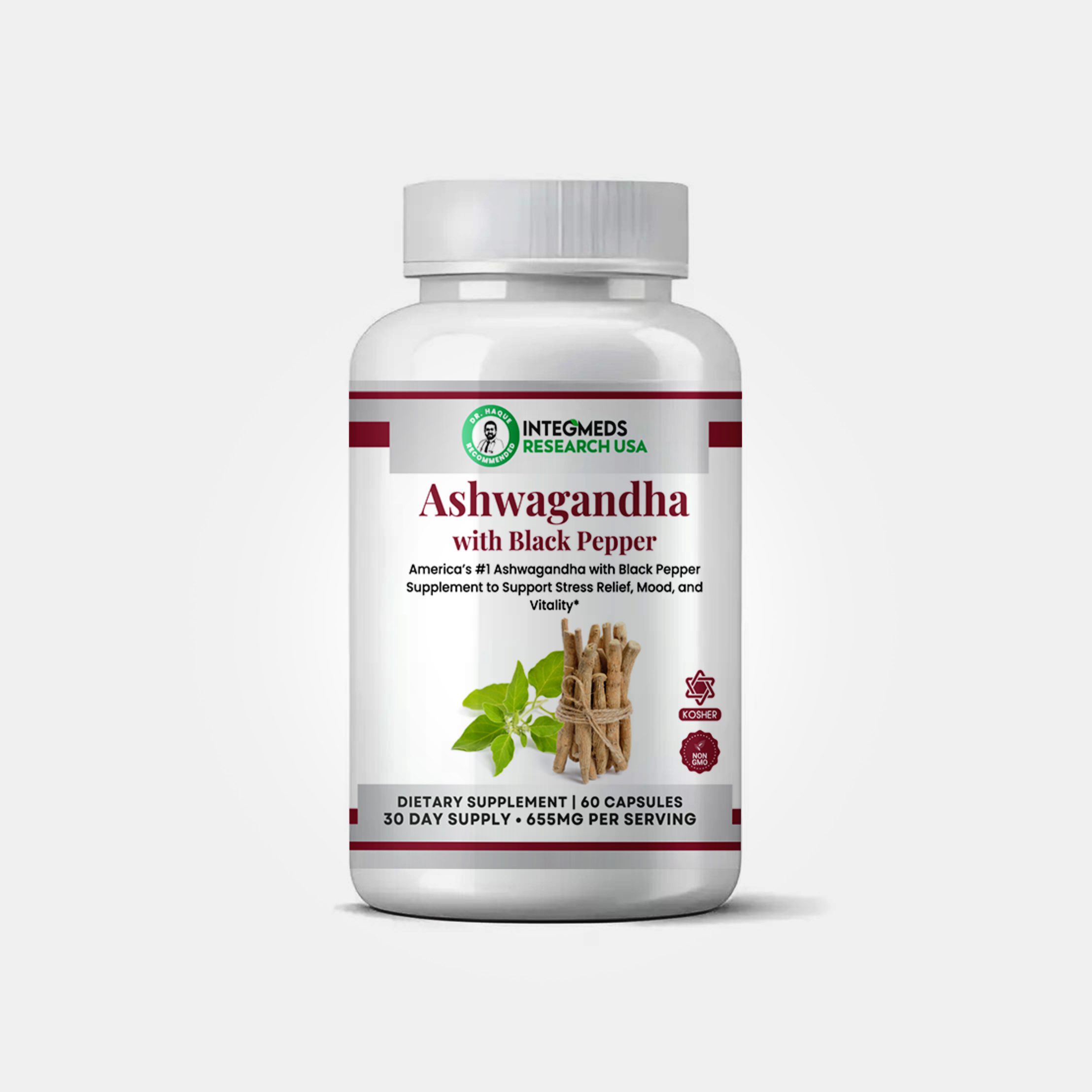 Ashwagandha With Black Pepper 60 Capsules